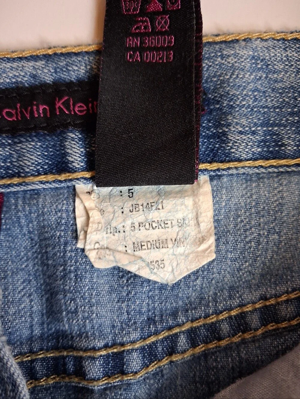 Old School Denim Mini Skirt With Pockets